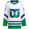 Carolina Hurricanes Dresy Personalizované Adidas 2023-24 Bílý Authentic - Pánské